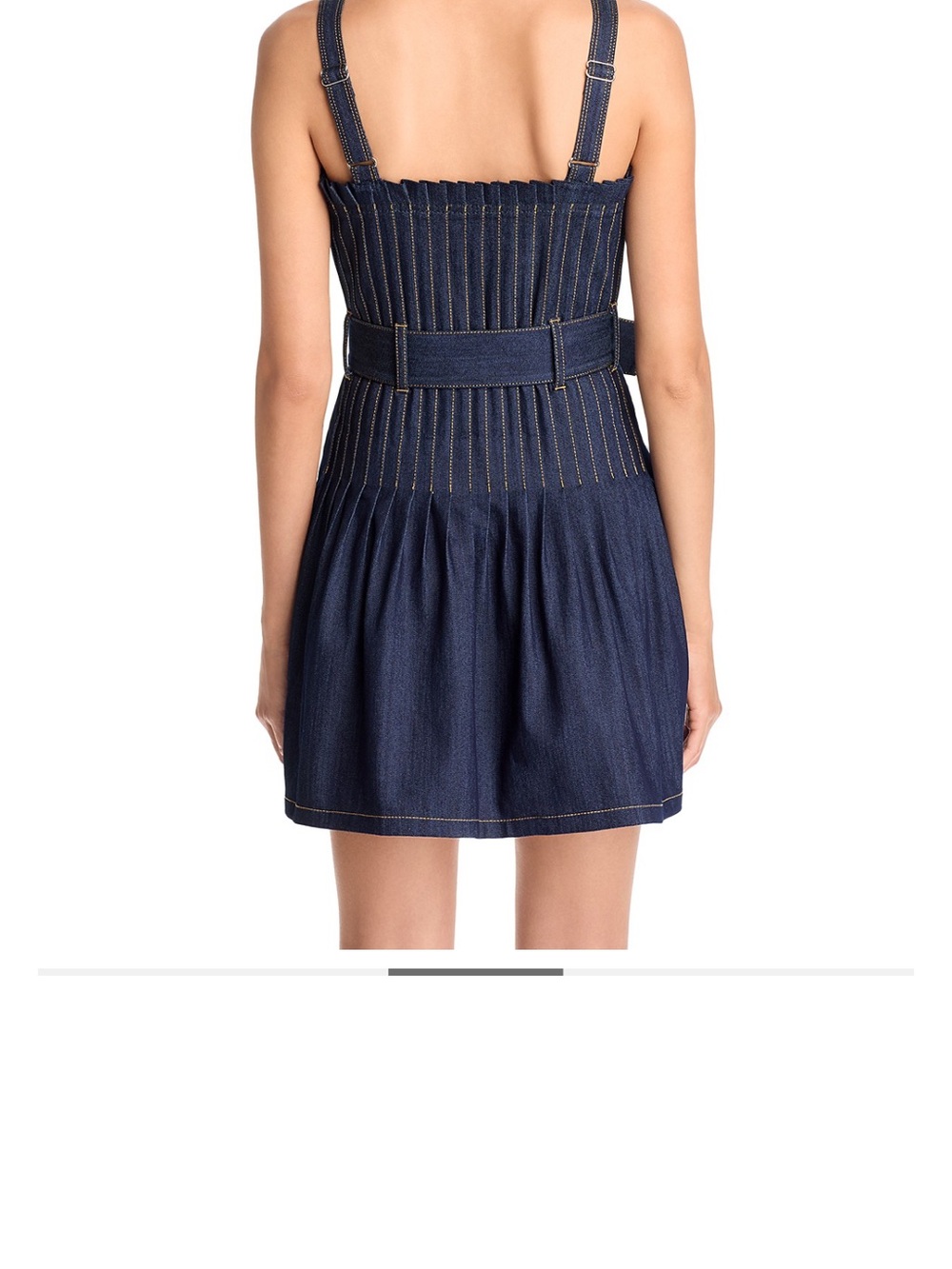 Cinq à Sept Bibi Belted Mini Dress Indigo - Picture 3 of 6